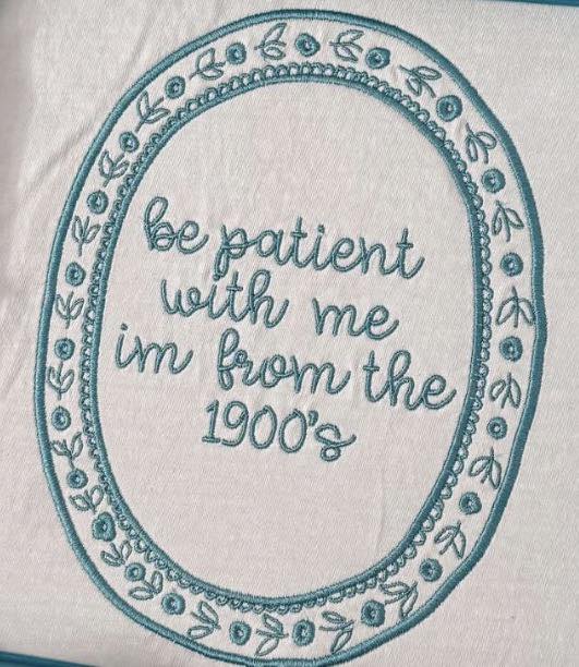 Custom Floral Frame Quote Sweatshirt