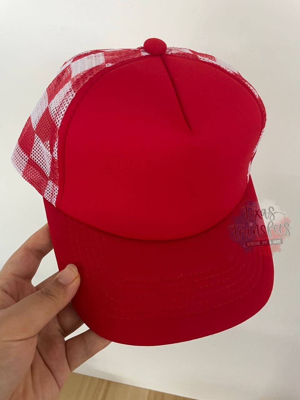Blank Checker Trucker Hat (Multiple Options)