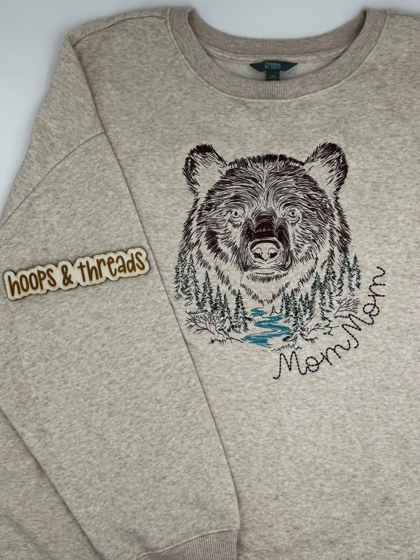 Bear Mountain Embroidered Sweatshirt