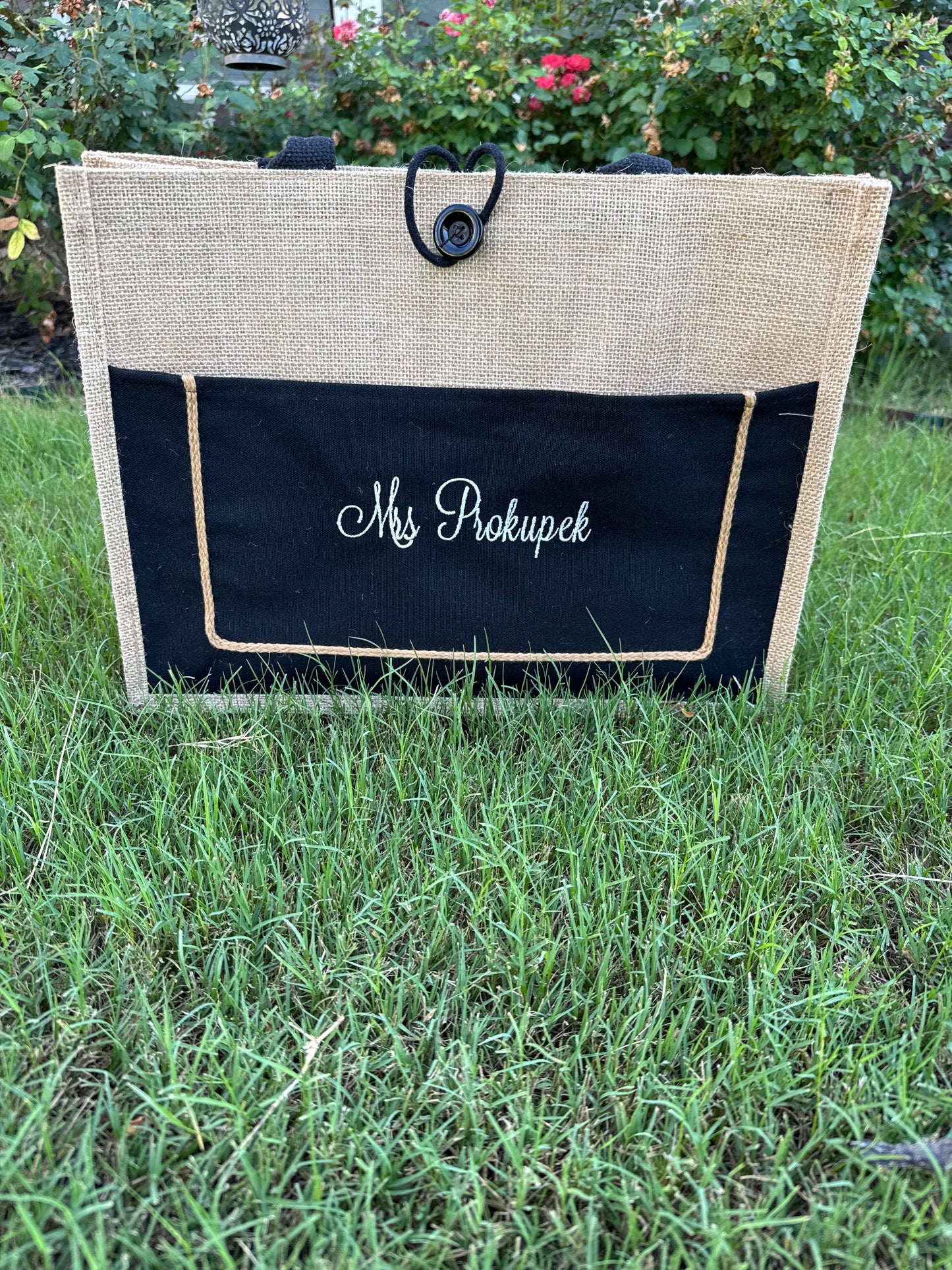 Blank Jute Tote Bag