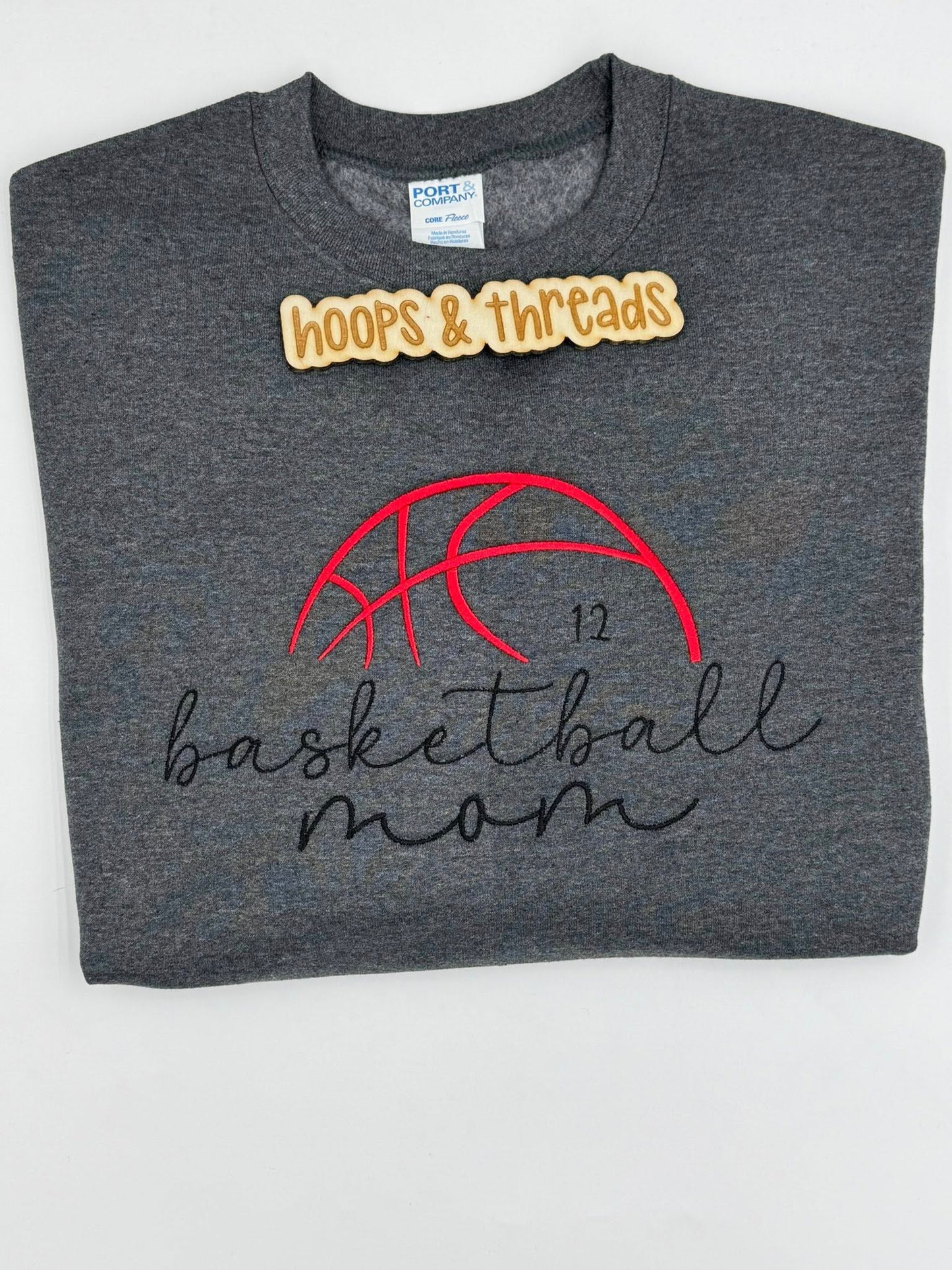 Basketball Mom Script Sweatshirt