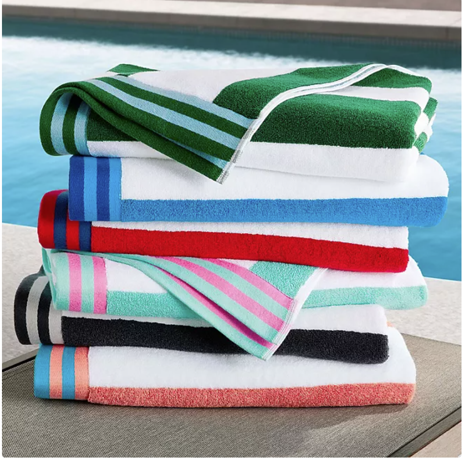 Blank Cabana Beach Towel
