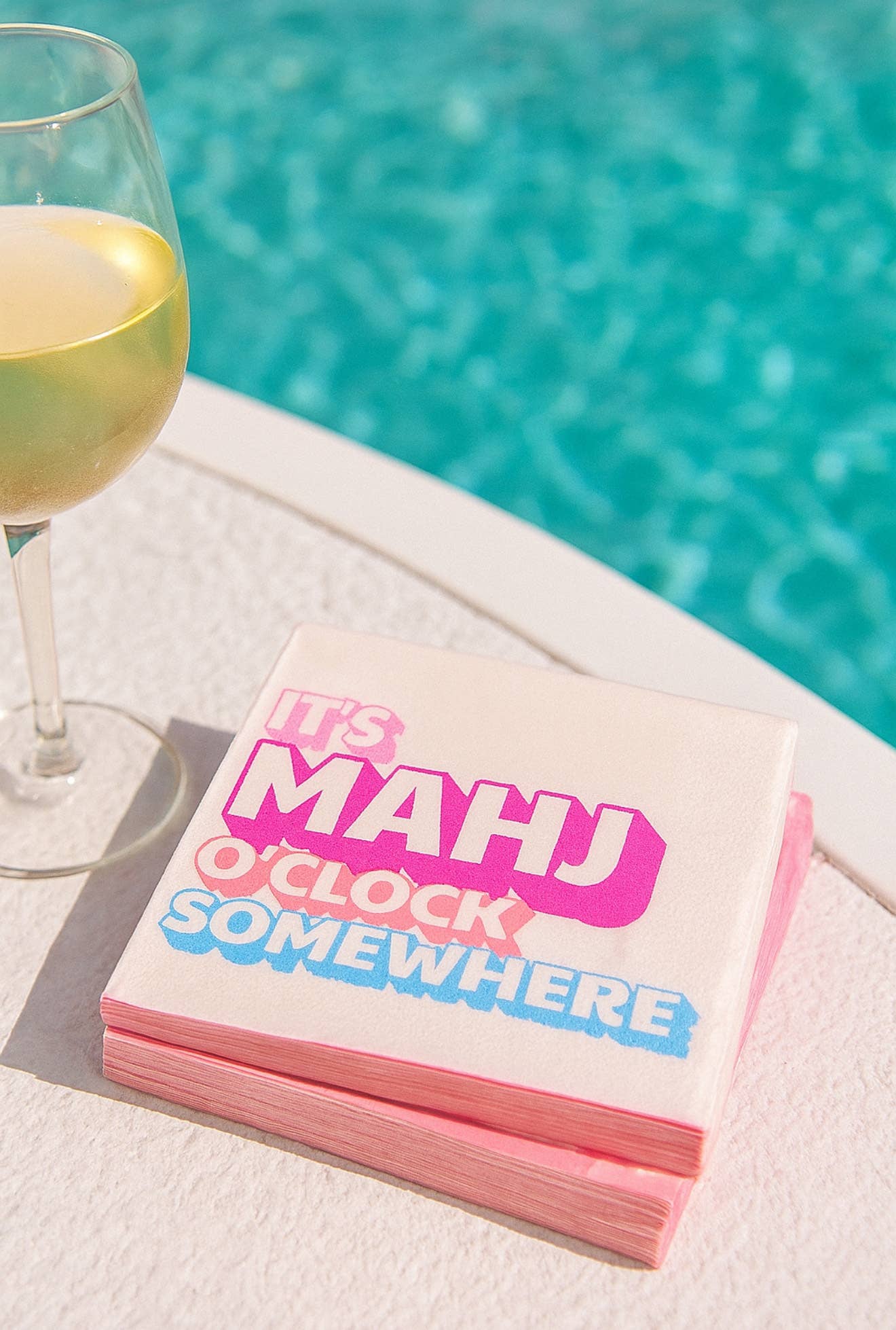 "It's Mahj O'Clock Somewhere" Cocktail Napkins