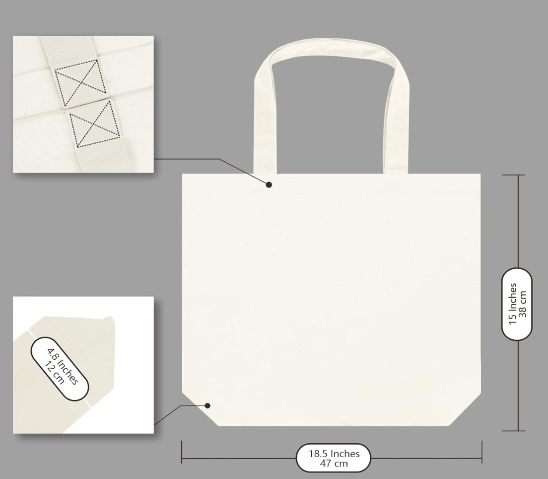Blank Cotton Canvas Tote