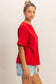 Crew Neck Short Sleeve Top