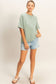Crew Neck Short Sleeve Top