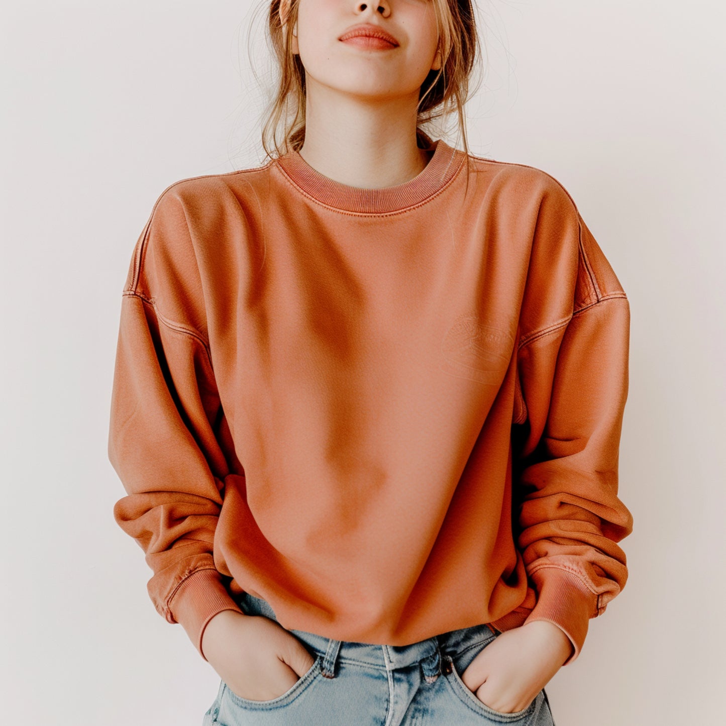 Blank Comfort Colors Garment-Dyed Lightweight Fleece Crew 1466