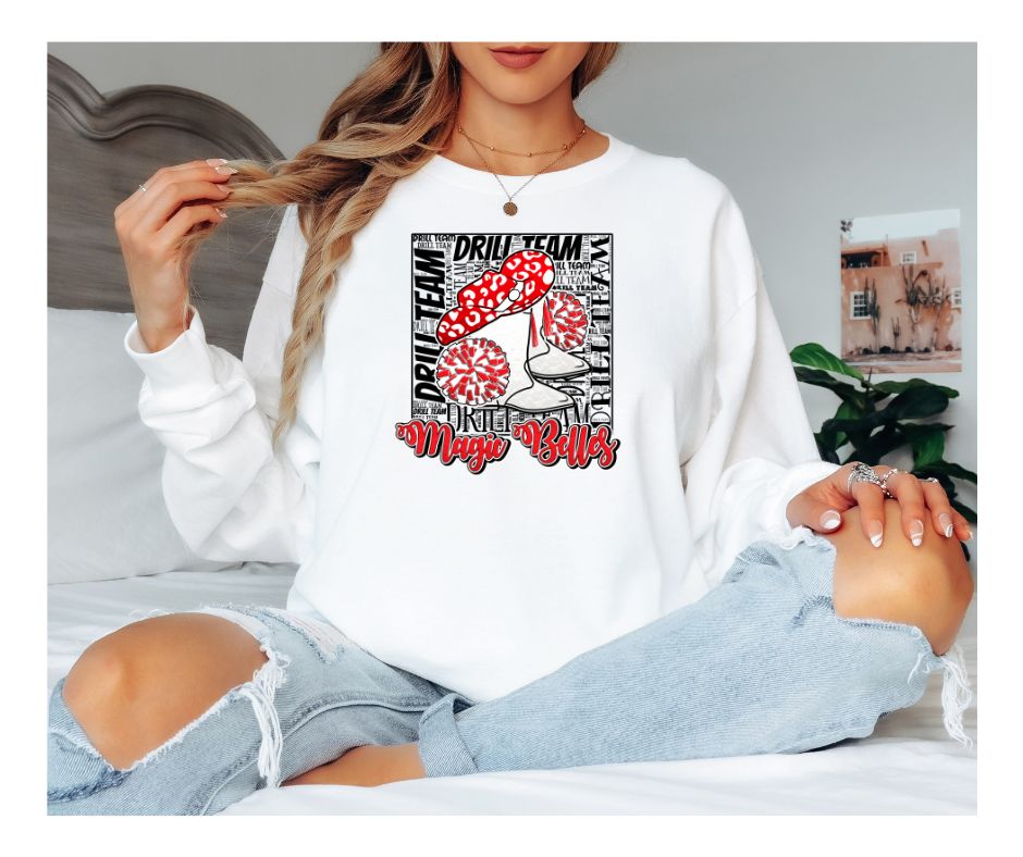 Magic Belles Drill Team! Gildan Unisex Ultra Cotton® Long Sleeve T-Shirt – 2400