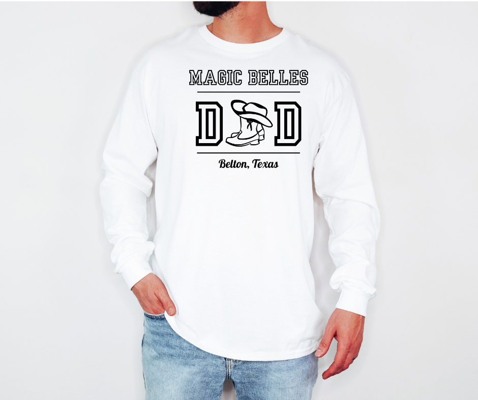 Magic Belles Dad Sport Design! Gildan Unisex Ultra Cotton® Long Sleeve T-Shirt – 2400