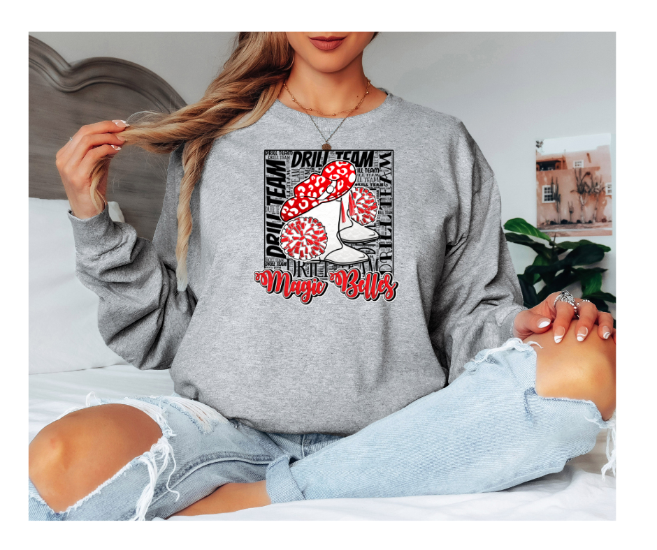Magic Belles Drill Team! Gildan Unisex Ultra Cotton® Long Sleeve T-Shirt – 2400