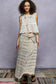 Boho Crochet Ribbon Motif Scalloped Trim Sleeveless Top