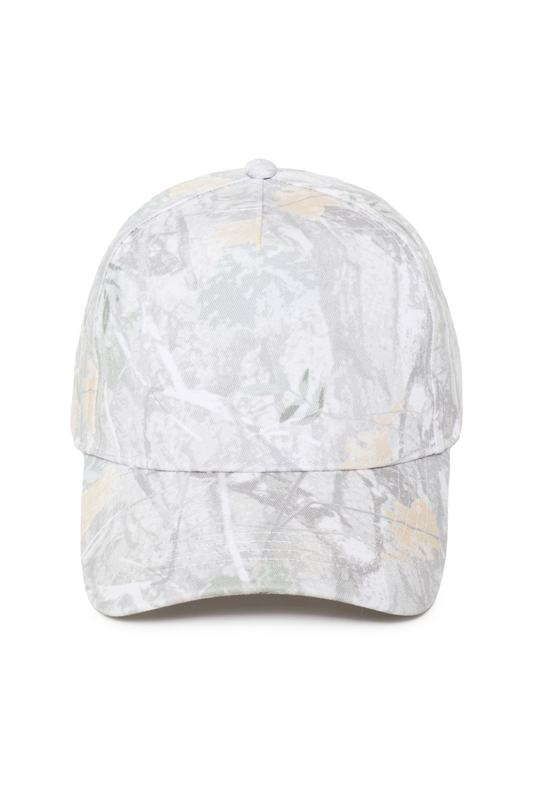 Woods print camo 5 Panel Trucker Hat