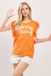 Ruffle Sleeve Varsity Gameday Knit Top