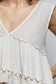 Sleeveless contrast thermal cropped babydoll top SALE