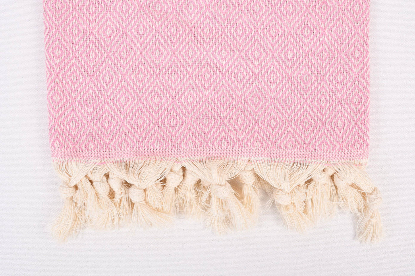 Turkish Beach Towel Personalized, Elegant Light Pink Towel