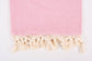 Turkish Beach Towel Personalized, Elegant Light Pink Towel