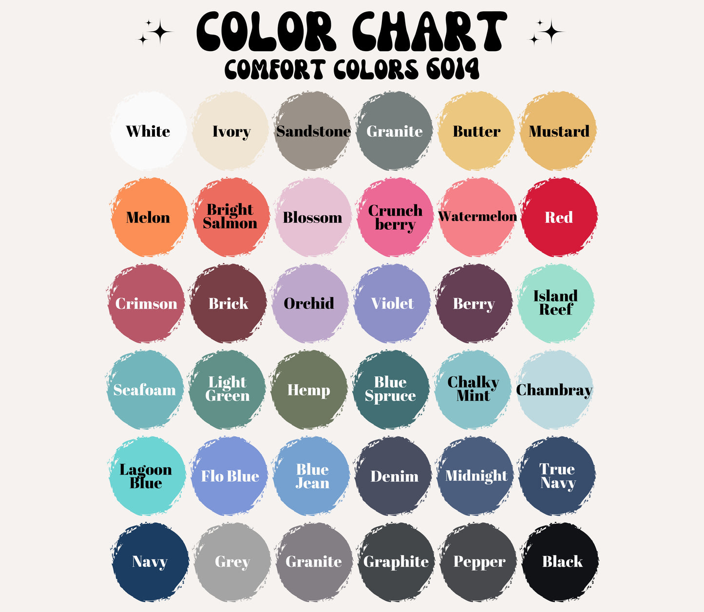 Blank Comfort Colors – Unisex Garment-Dyed Heavyweight Long Sleeve T-Shirt – 6014