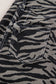 Spring 2026 Western Zebra Stripe Printed Wide Leg Jeans
