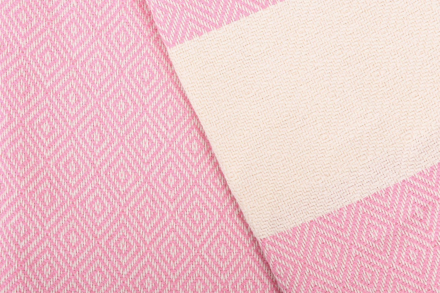 Turkish Beach Towel Personalized, Elegant Light Pink Towel