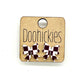 School Spirit Checkered Bow Stud Earrings - 9 Color Options
