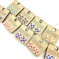 School Spirit Checkered Bow Stud Earrings - 9 Color Options