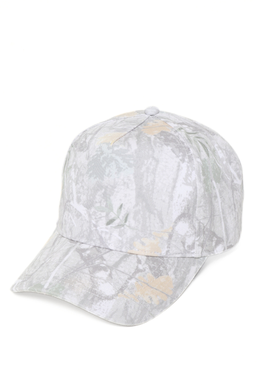 Woods print camo 5 Panel Trucker Hat