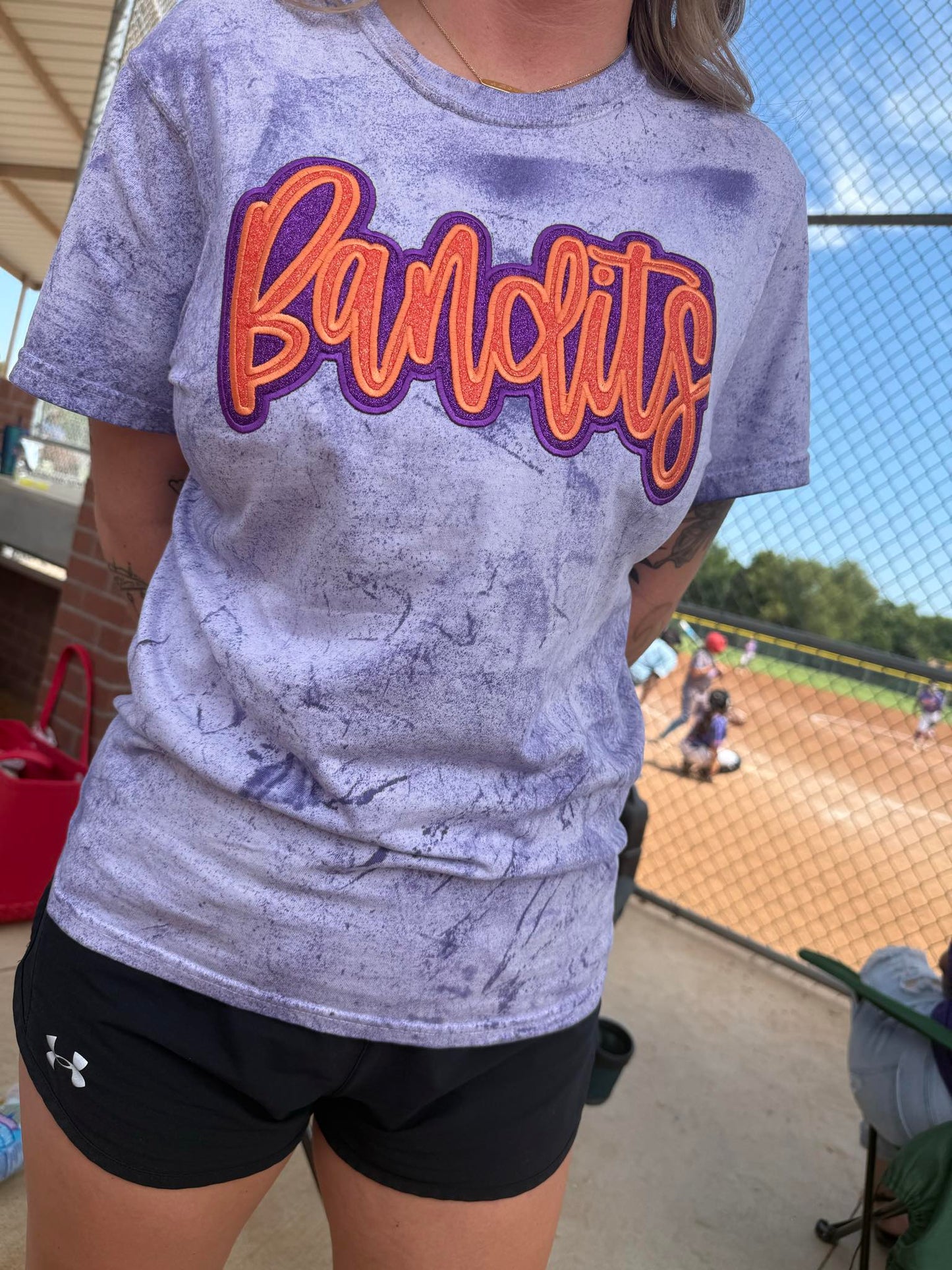 His or Hers Team Spirit on Comfort Colors® Garment-Dyed Heavyweight T-Shirt