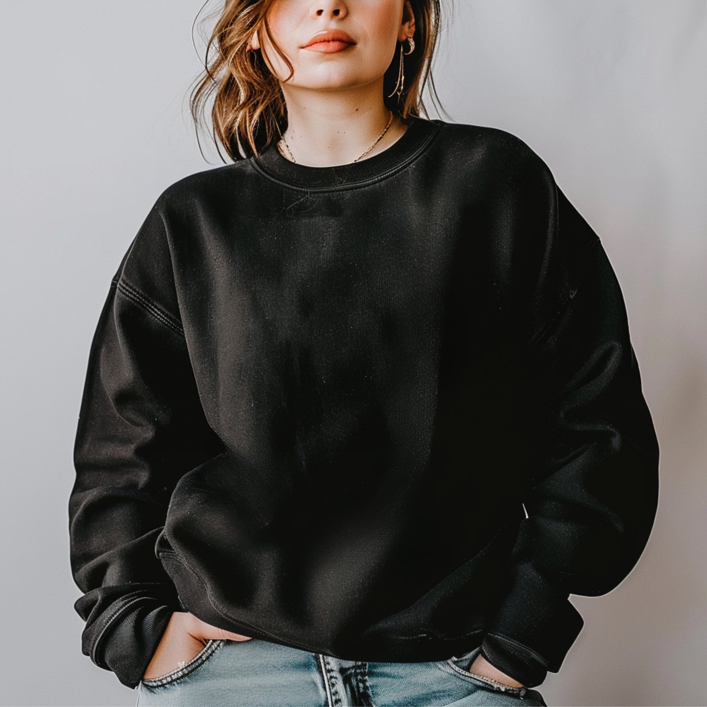 Blank Comfort Colors Garment-Dyed Lightweight Fleece Crew 1466