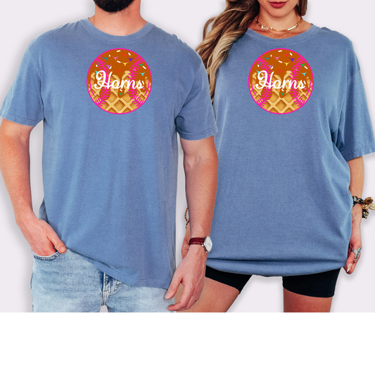 TTF Horns & Bases Softball Drip Tees