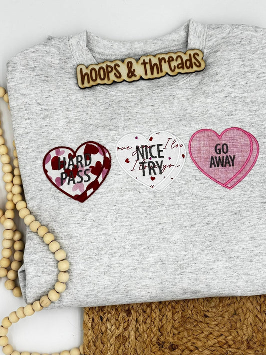 Conversation Hearts Sweatshirt