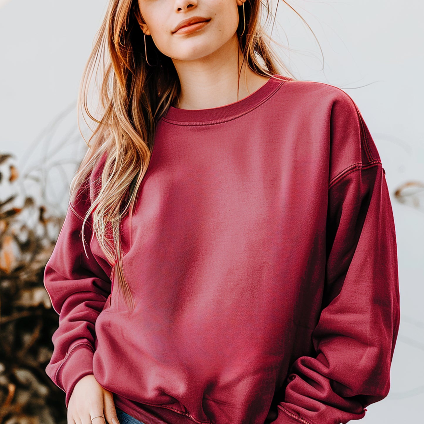 Blank Comfort Colors Garment-Dyed Lightweight Fleece Crew 1466