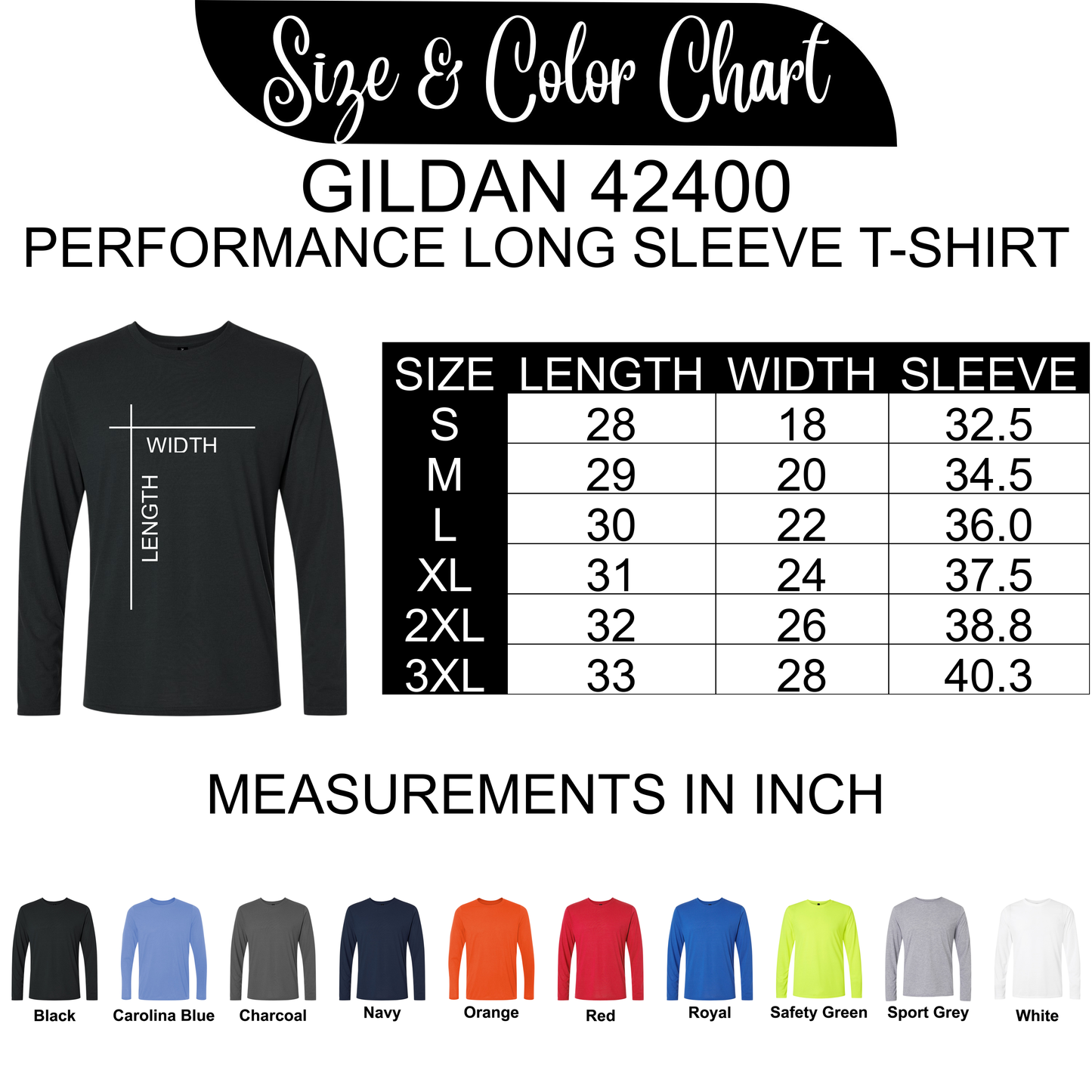 Blank Game Day Gear – Unisex Long Sleeve Performance Tee