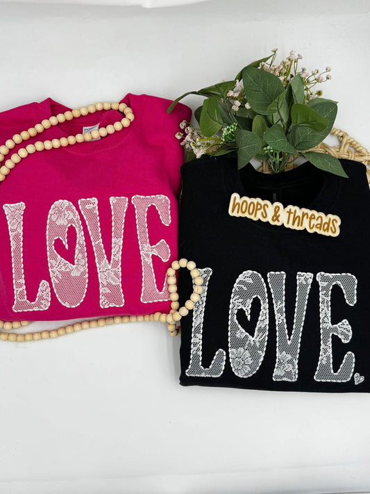 Love in Lace Sweatshirt