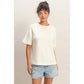 Crew Neck Short Sleeve Top