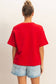 Crew Neck Short Sleeve Top