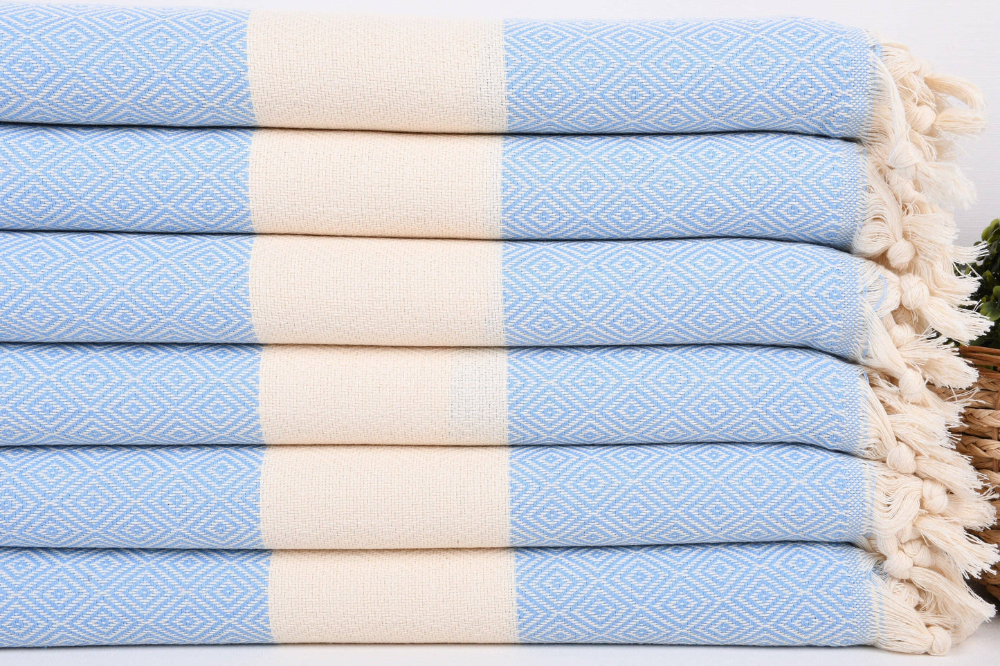 Beach Towels, Turkish Beach Towel, Baby Blue Towel