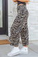 Spring 2026 Western Zebra Stripe Printed Wide Leg Jeans