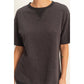 Crew Neck Short Sleeve Top