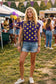 Gameday Polka Dot Sleeveless Knit Top