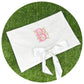 White Cotton Pique Envelope Bag