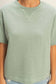 Crew Neck Short Sleeve Top