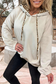 Spring 2026 Leopard Contrast Drawstring Hood Top (S-XL)