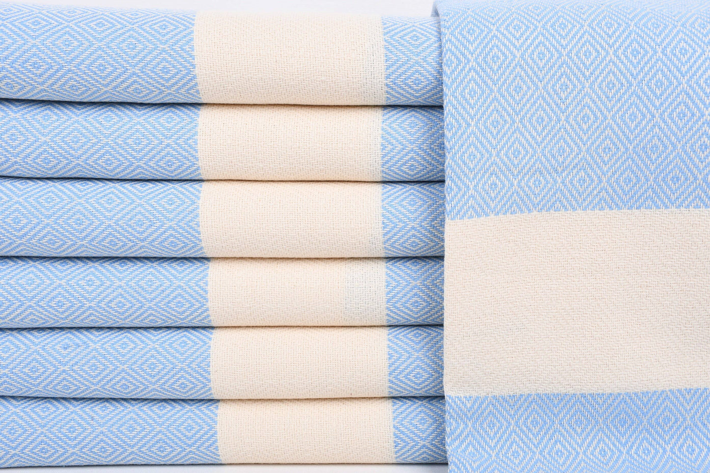 Beach Towels, Turkish Beach Towel, Baby Blue Towel