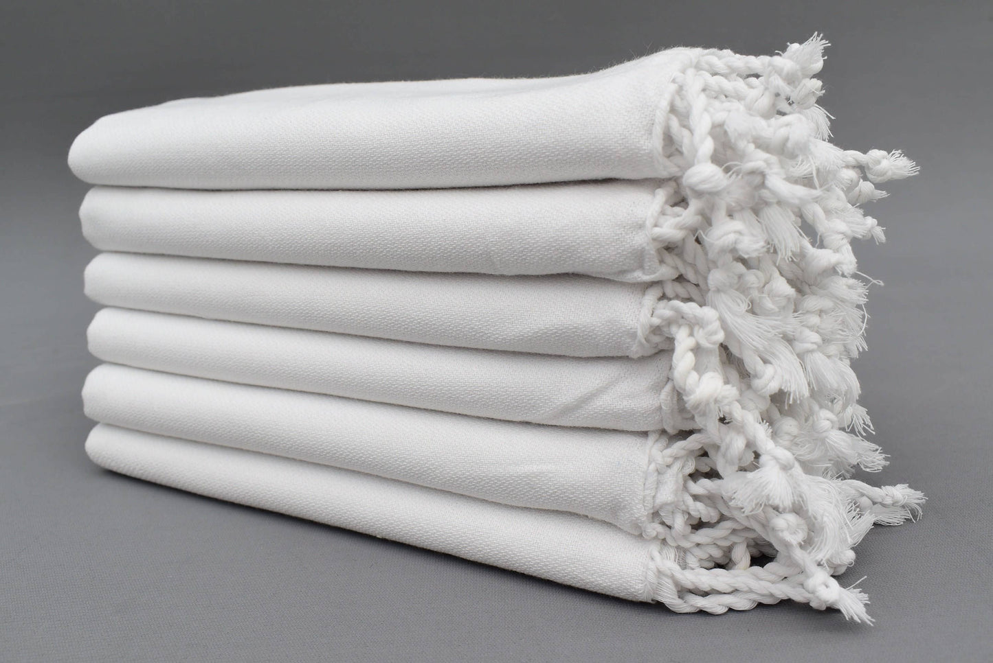 Elegant Turkish Hand Towel, Versatile White Hand Towel
