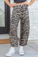 Spring 2026 Western Zebra Stripe Printed Wide Leg Jeans