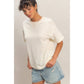 Crew Neck Short Sleeve Top